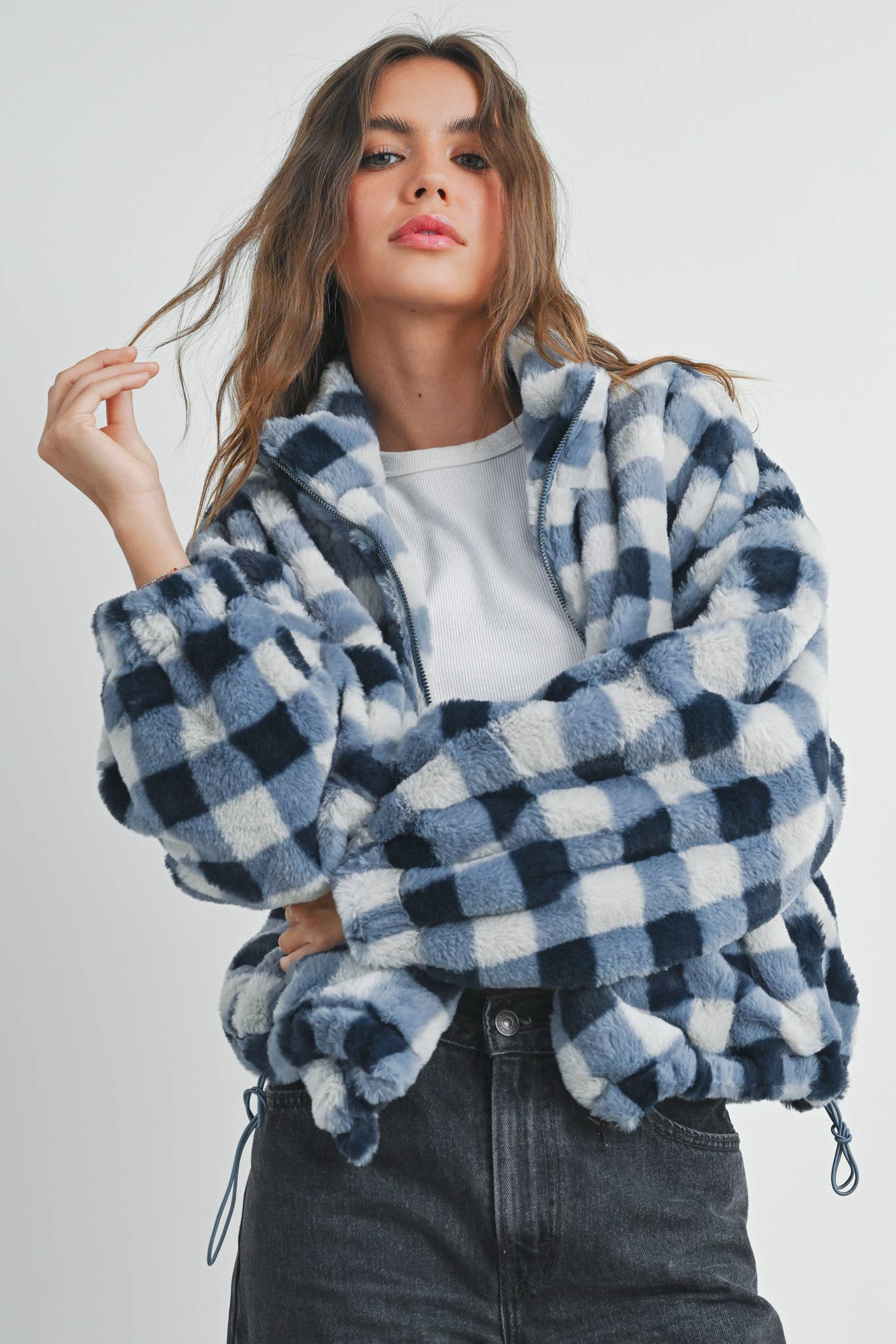 Lottie Plaid Fall Jacket