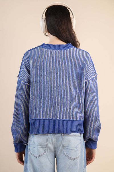 Horizon Two Tone Stripe Sweater