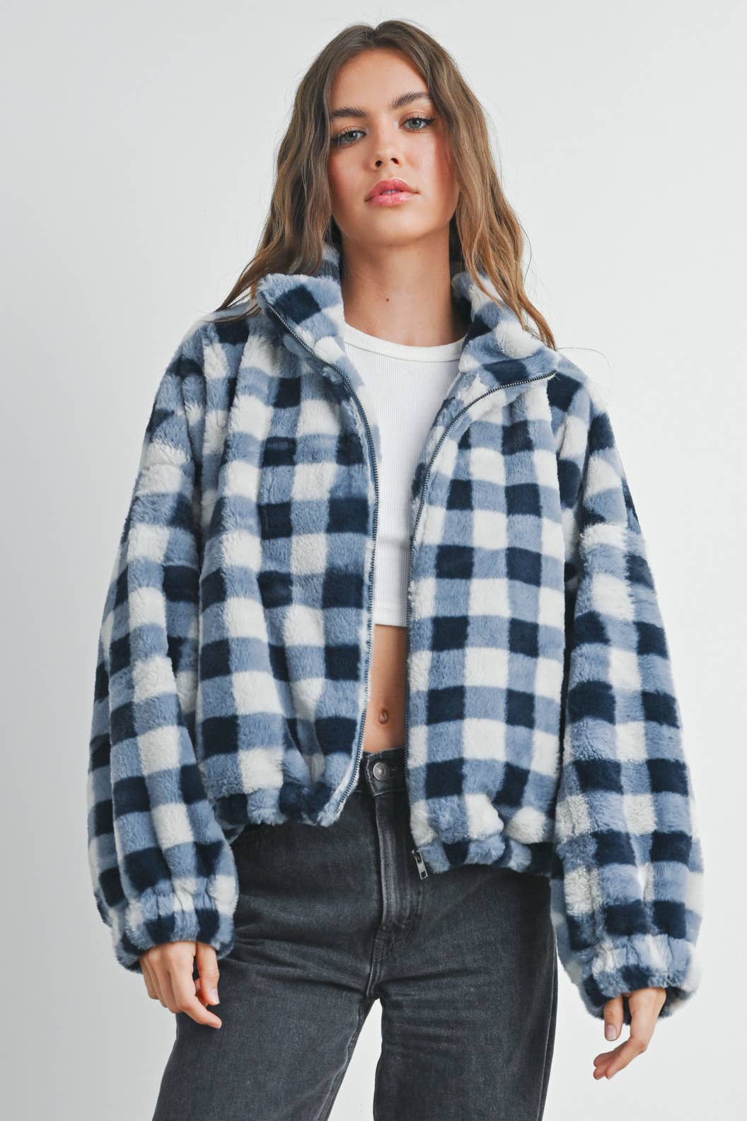 Lottie Plaid Fall Jacket