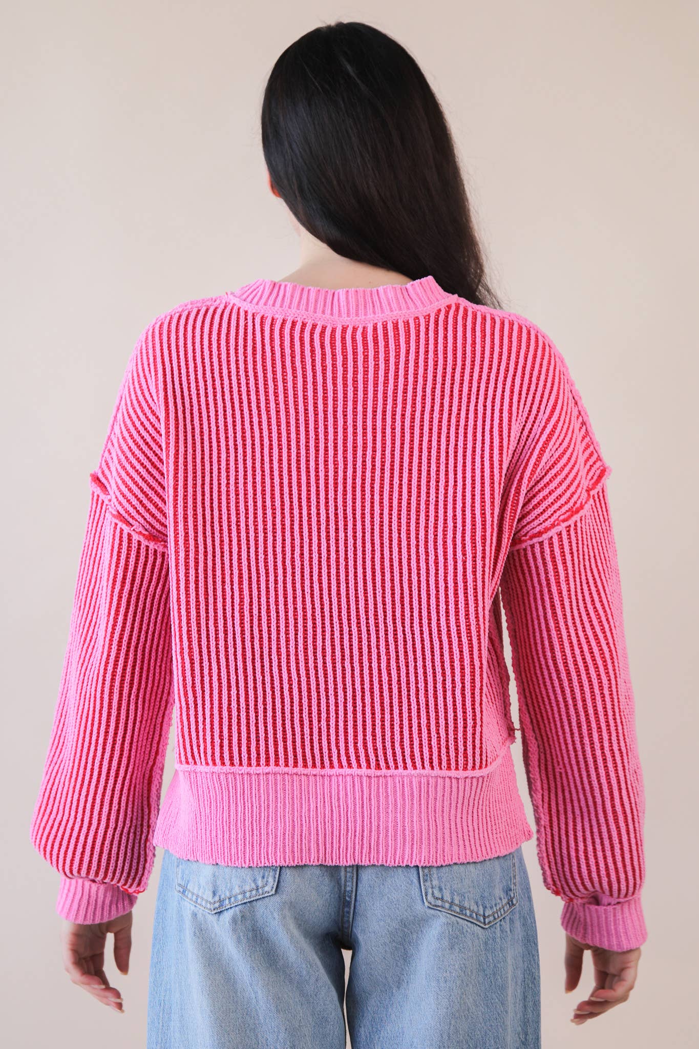 Horizon Two Tone Stripe Sweater