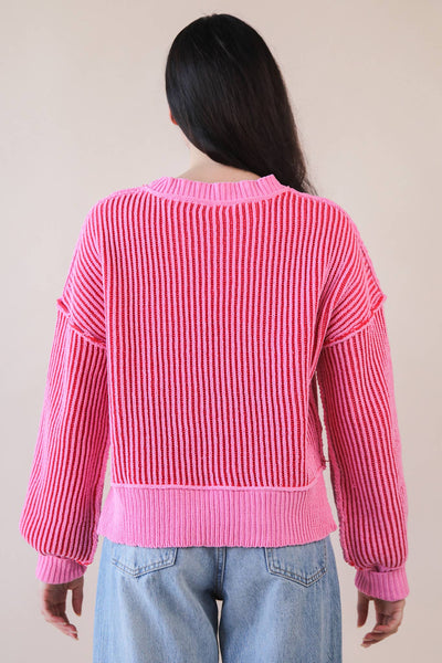 Horizon Two Tone Stripe Sweater