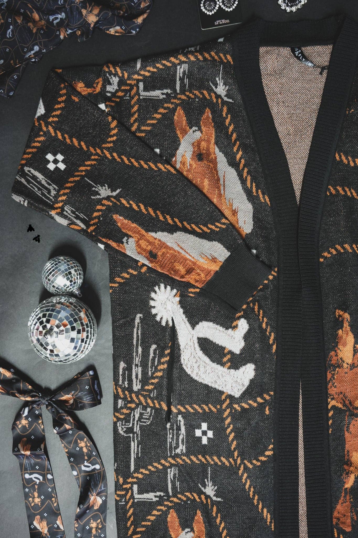 Tack and such cardigan