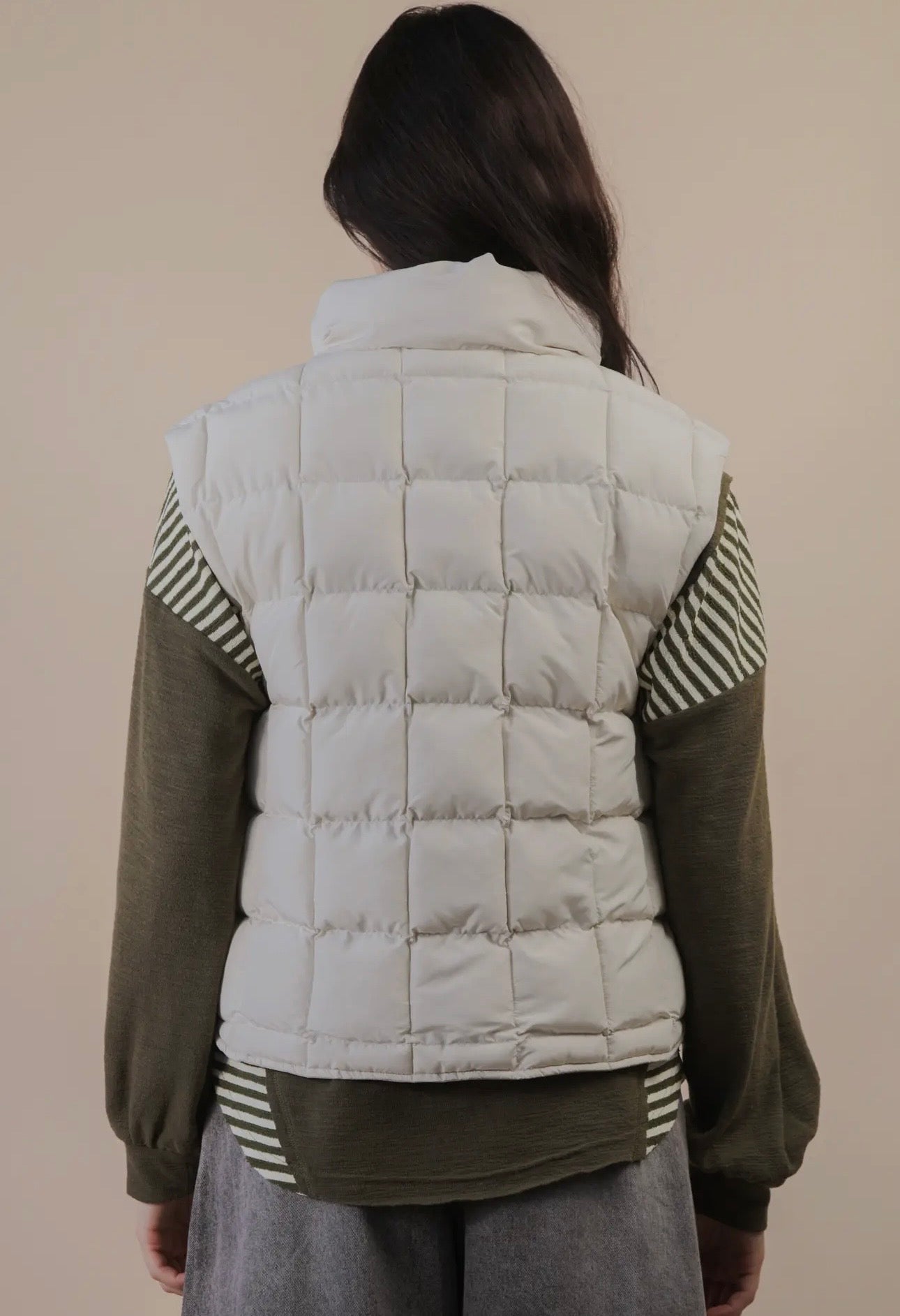 Rowan Solid Puffer Padded Warm Vest