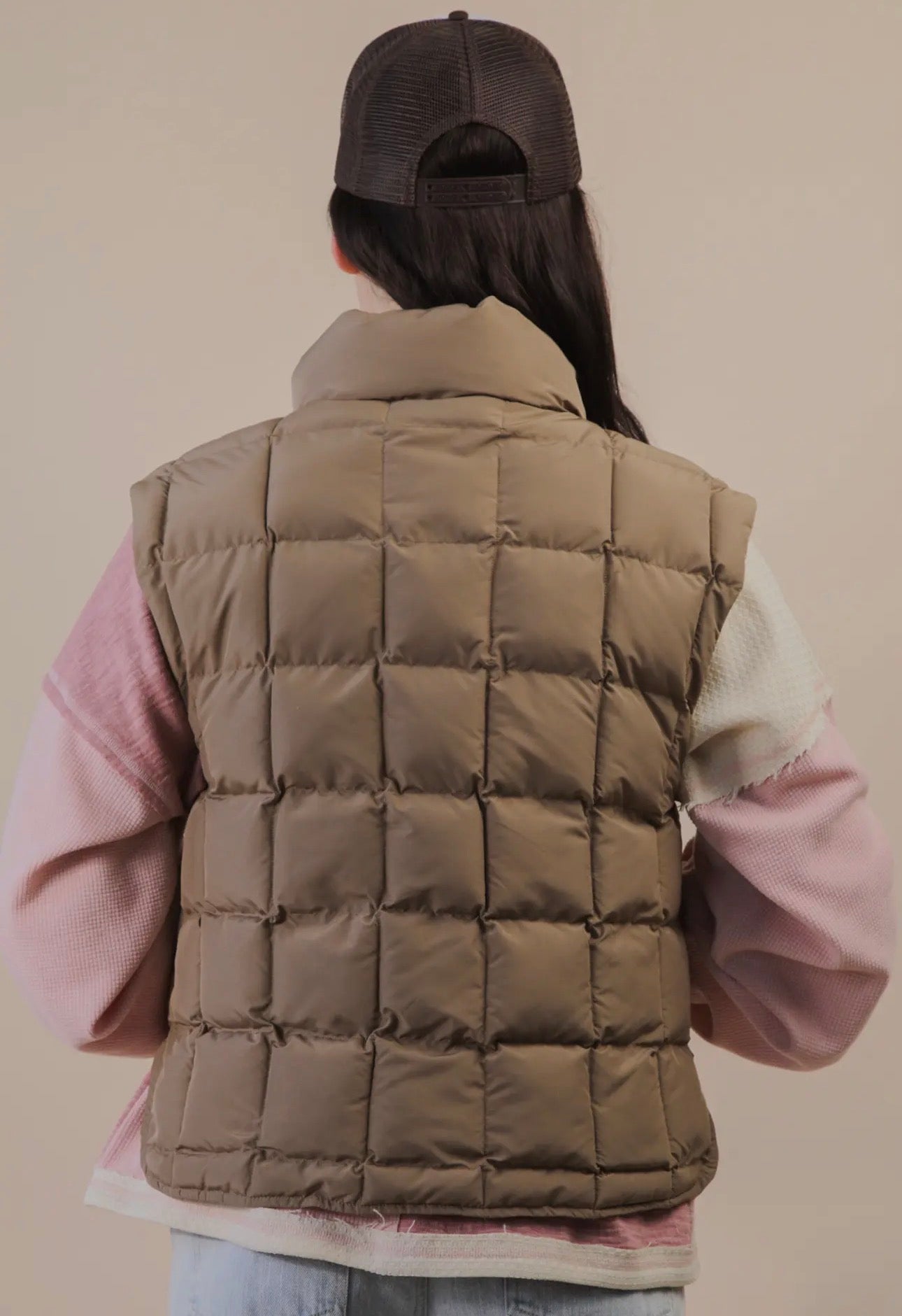 Rowan Solid Puffer Padded Warm Vest