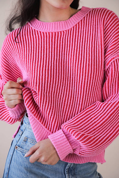 Horizon Two Tone Stripe Sweater