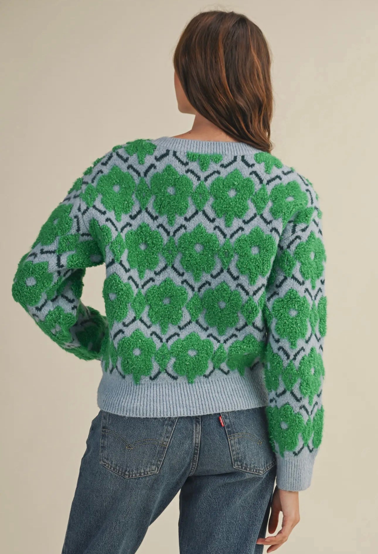 Magnolia Floral Sweater