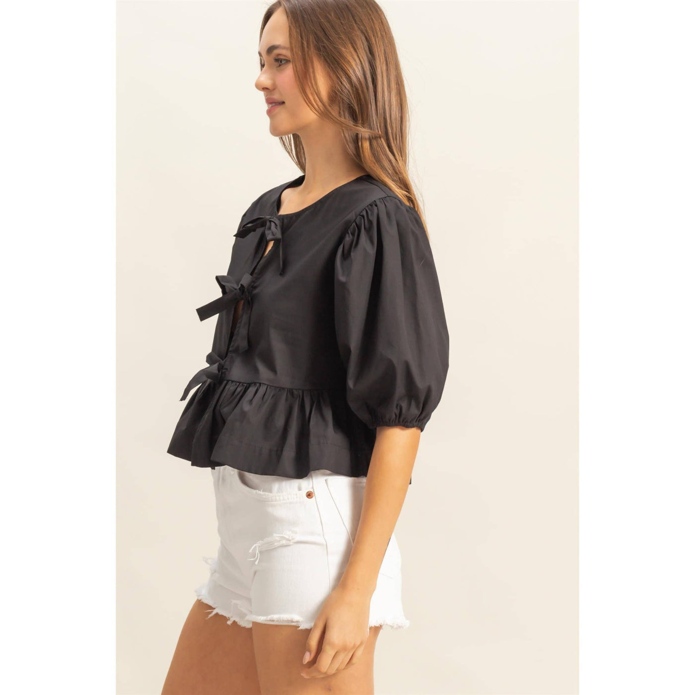 Marjorie Peplum Top