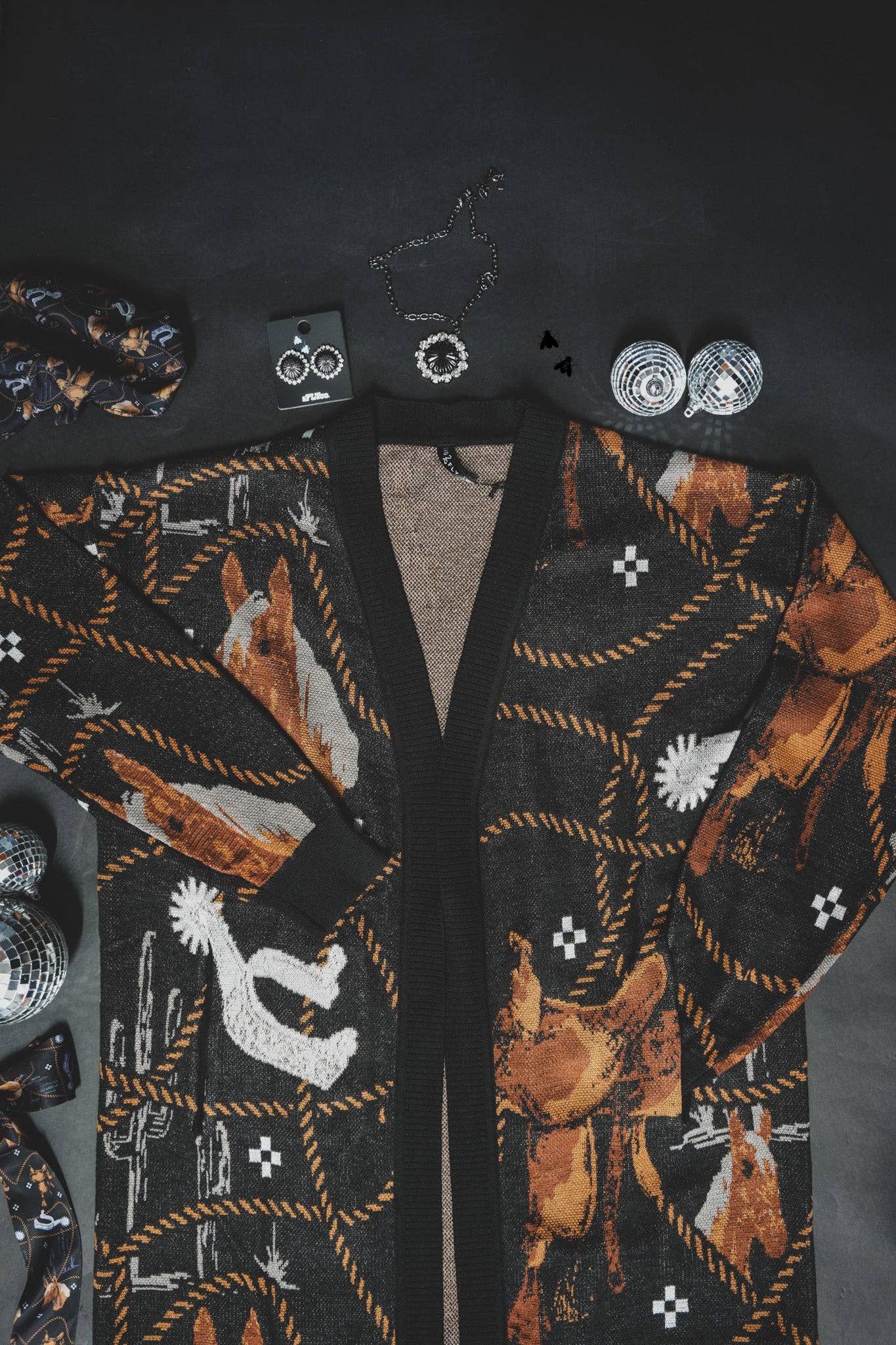 Tack and such cardigan