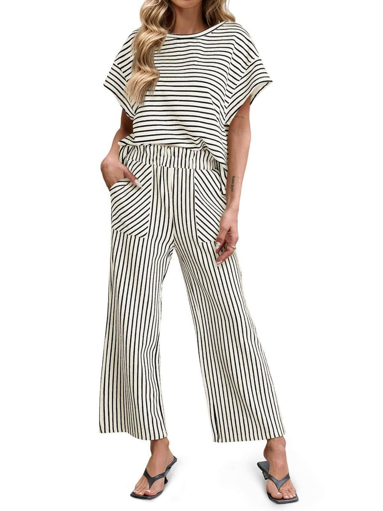Coastal Stripe Lounge Set