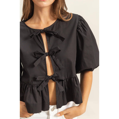 Marjorie Peplum Top