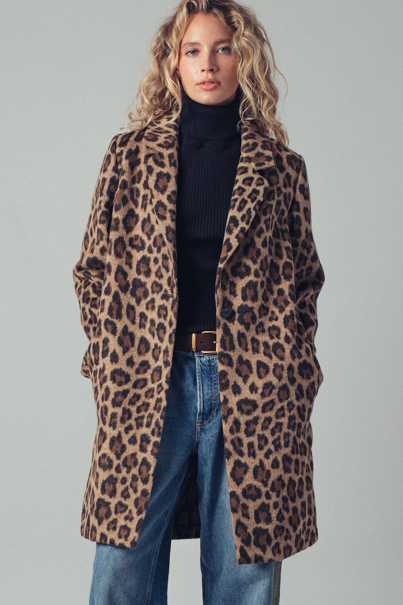 Shiloh wild side Leopard Print Coat