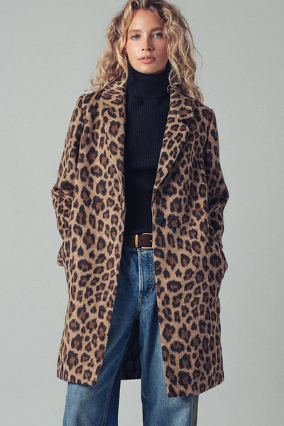 Shiloh wild side Leopard Print Coat