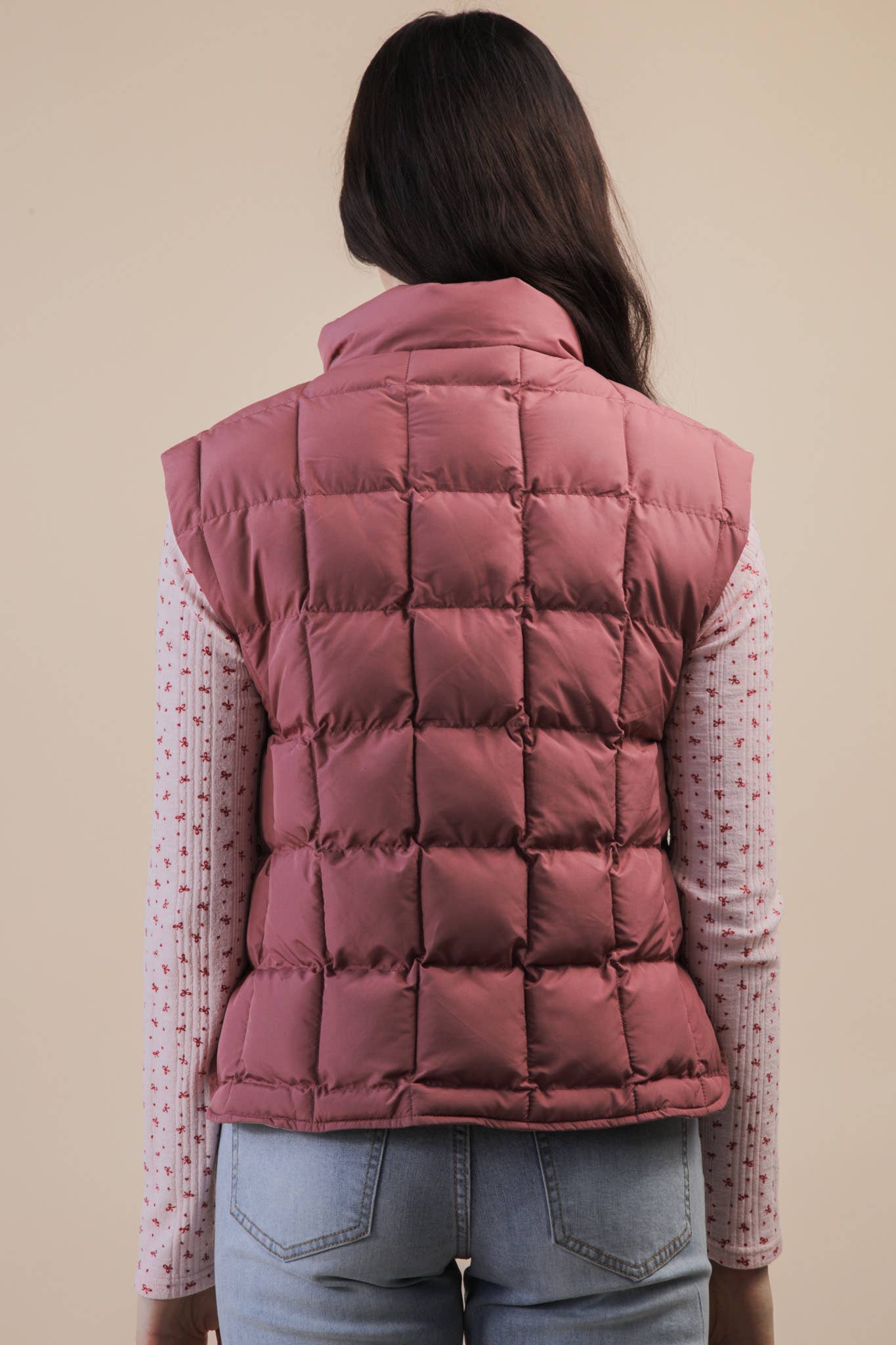 Rowan Solid Puffer Padded Warm Vest