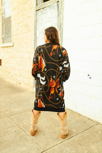 Tack and such cardigan