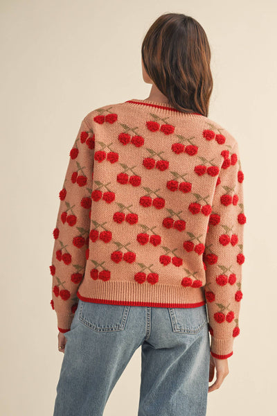 Gianna Cherry Sweater