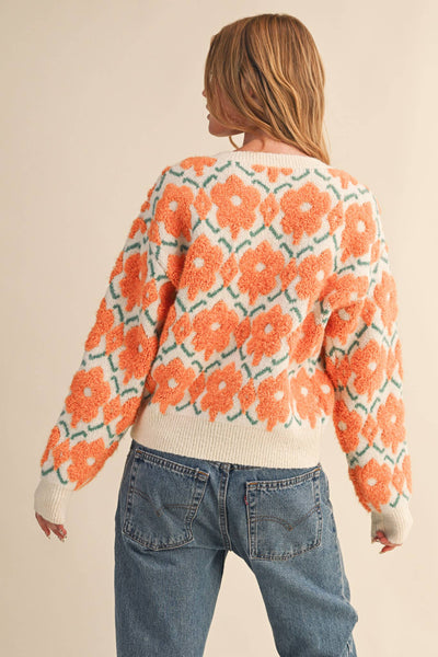 Magnolia Floral Sweater