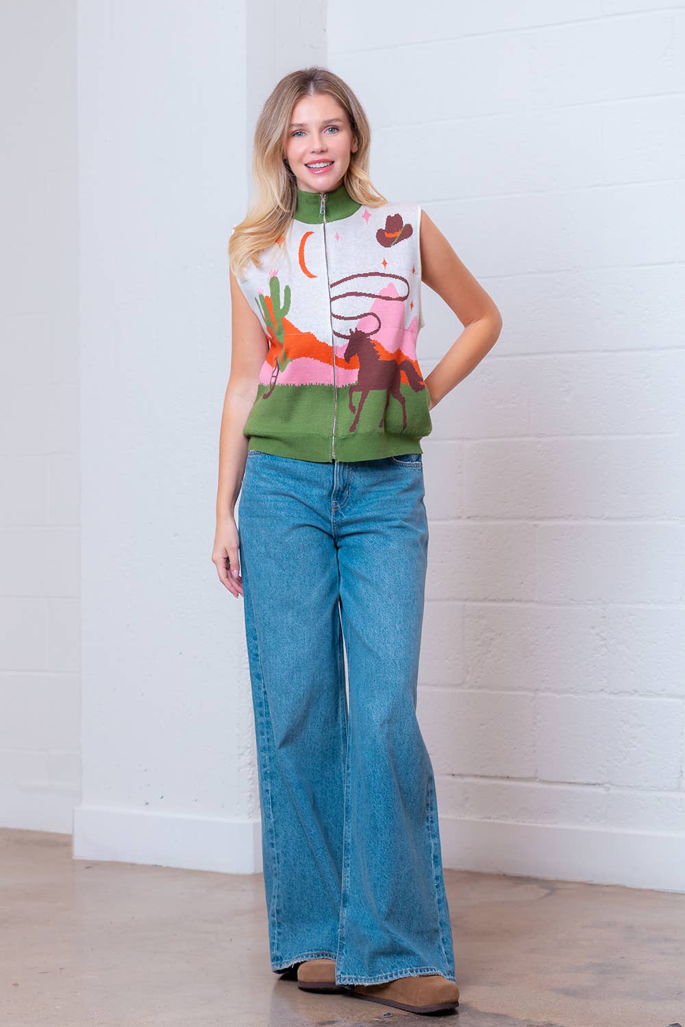 Duke Western Motive Sweater