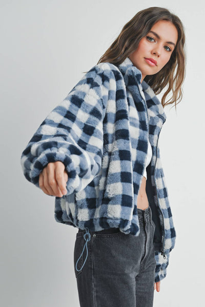 Lottie Plaid Fall Jacket