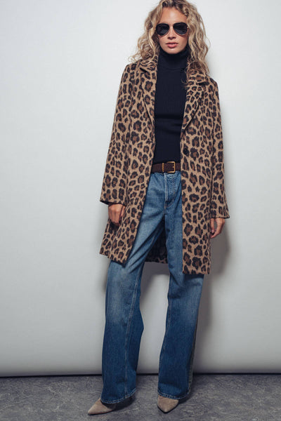 Shiloh wild side Leopard Print Coat