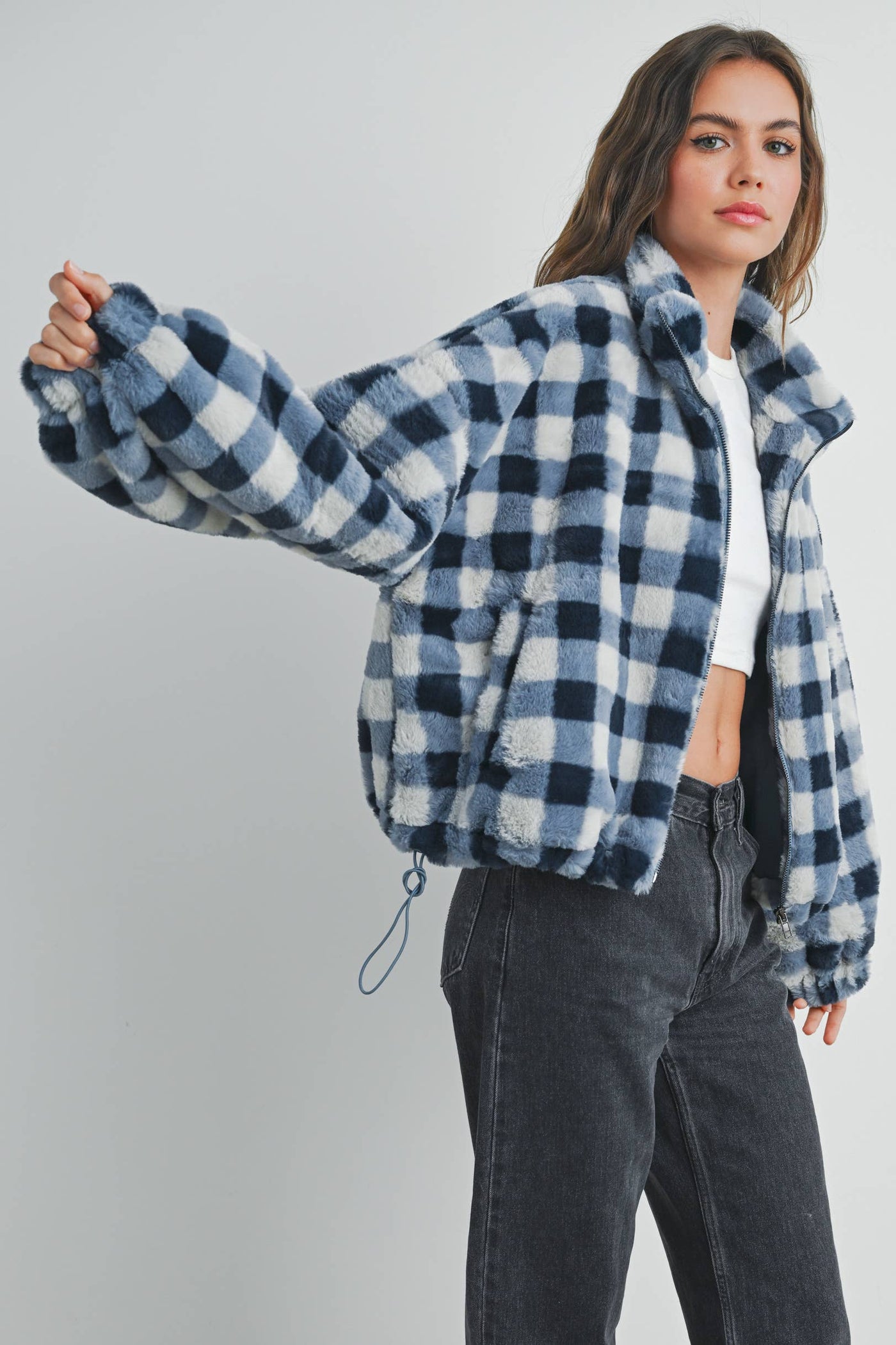 Lottie Plaid Fall Jacket
