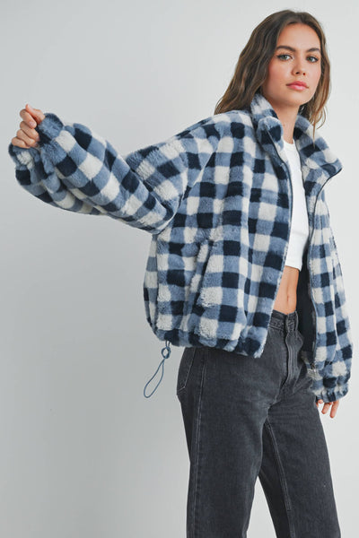 Lottie Plaid Fall Jacket