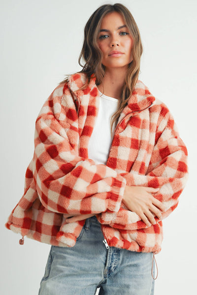 Lottie Plaid Fall Jacket