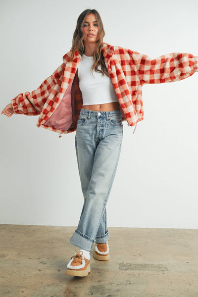 Lottie Plaid Fall Jacket