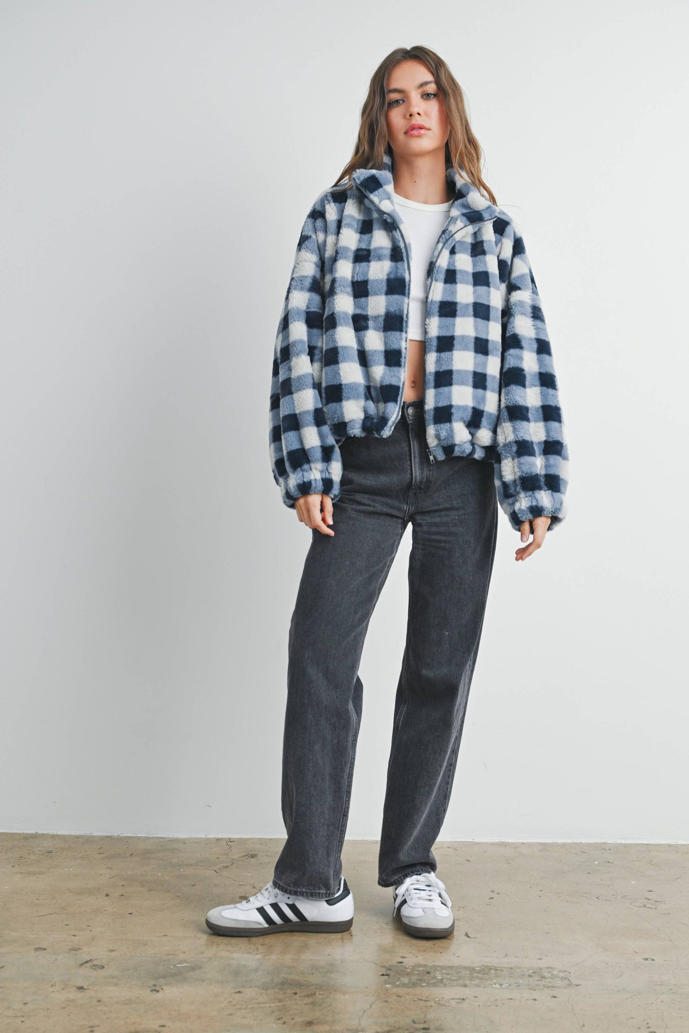 Lottie Plaid Fall Jacket