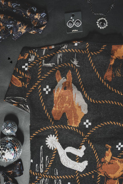 Tack and such cardigan