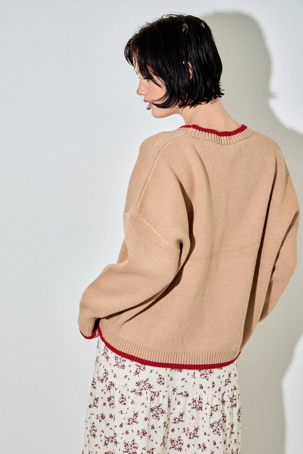 FOUND MY COWBOY PRINTED SWEATER