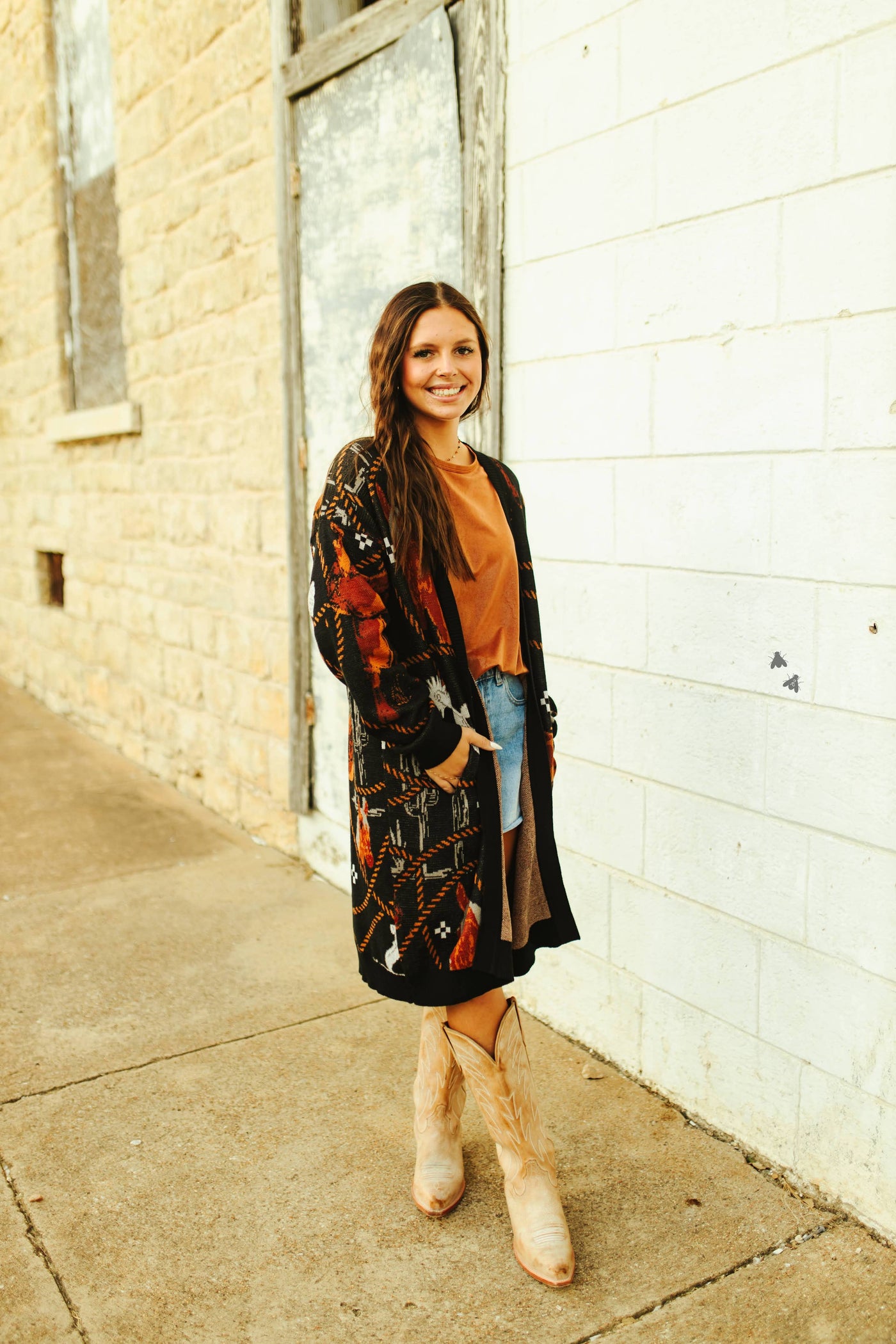 Tack and such cardigan