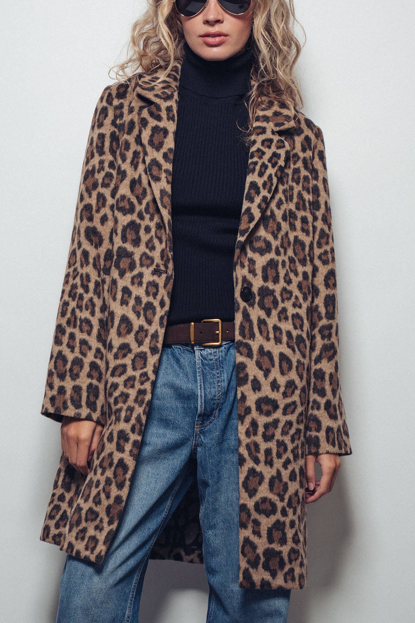 Shiloh wild side Leopard Print Coat