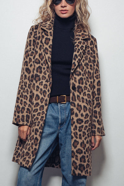 Shiloh wild side Leopard Print Coat