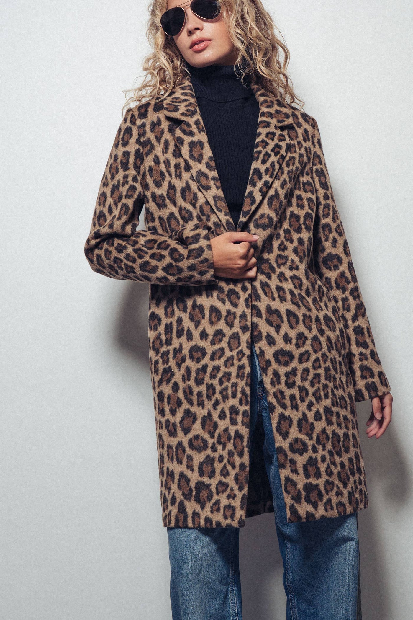 Shiloh wild side Leopard Print Coat