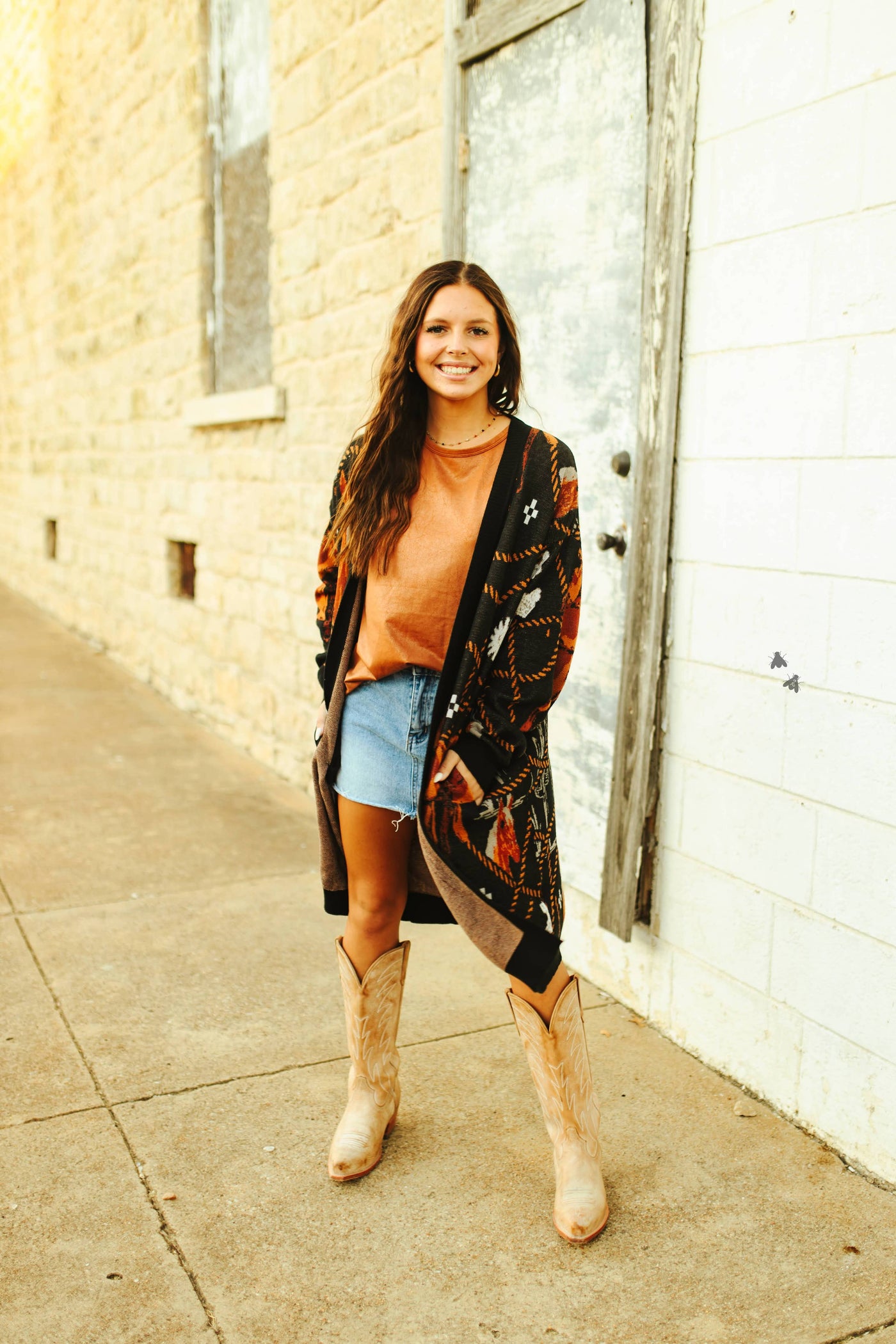 Tack and such cardigan