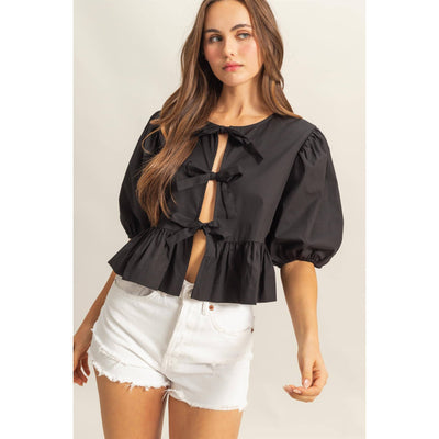 Marjorie Peplum Top