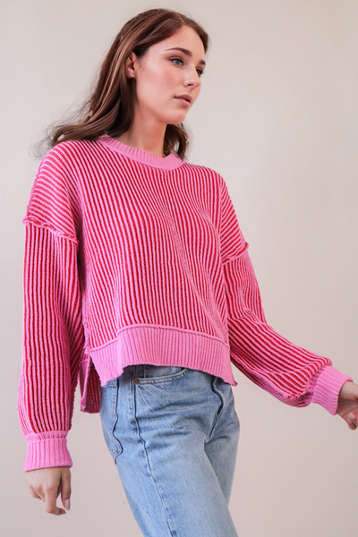 Horizon Two Tone Stripe Sweater