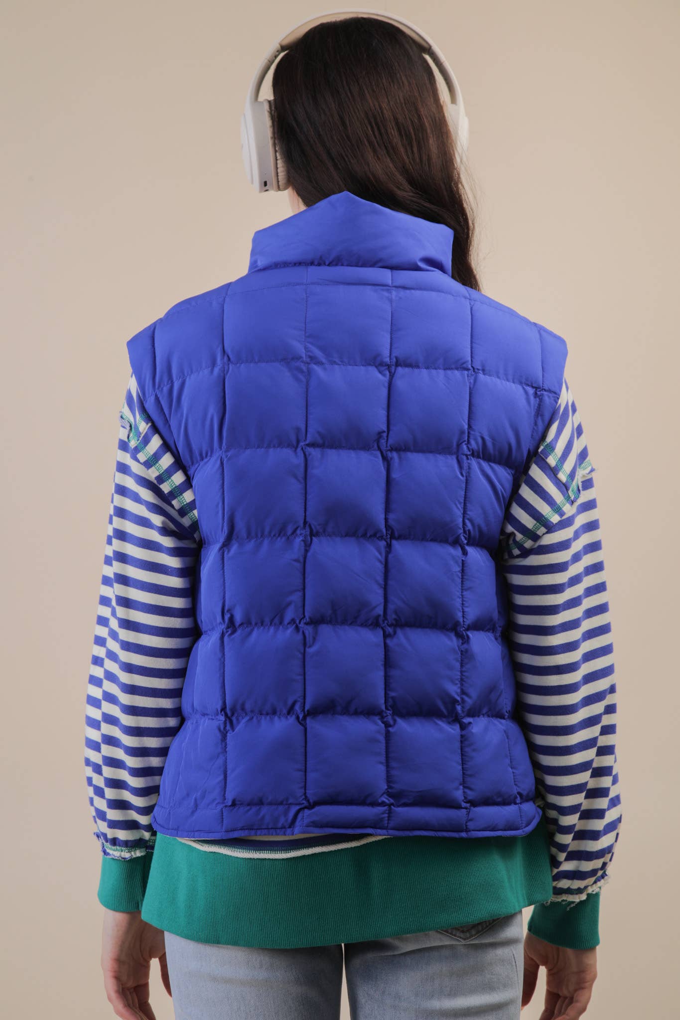 Rowan Solid Puffer Padded Warm Vest