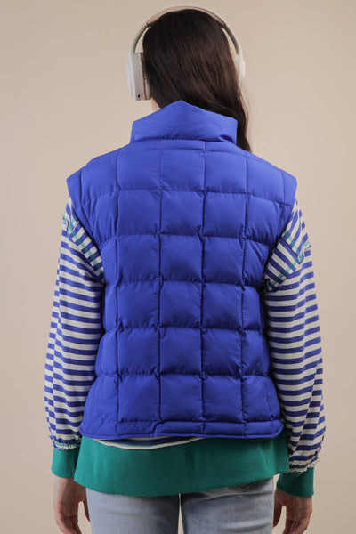 Rowan Solid Puffer Padded Warm Vest