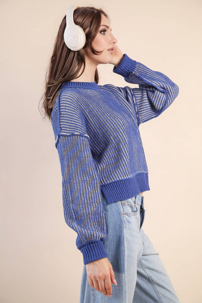Horizon Two Tone Stripe Sweater