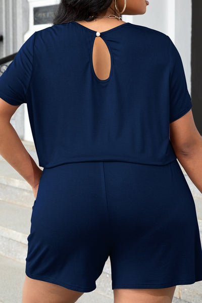 Tess Romper with Pockets Plus size